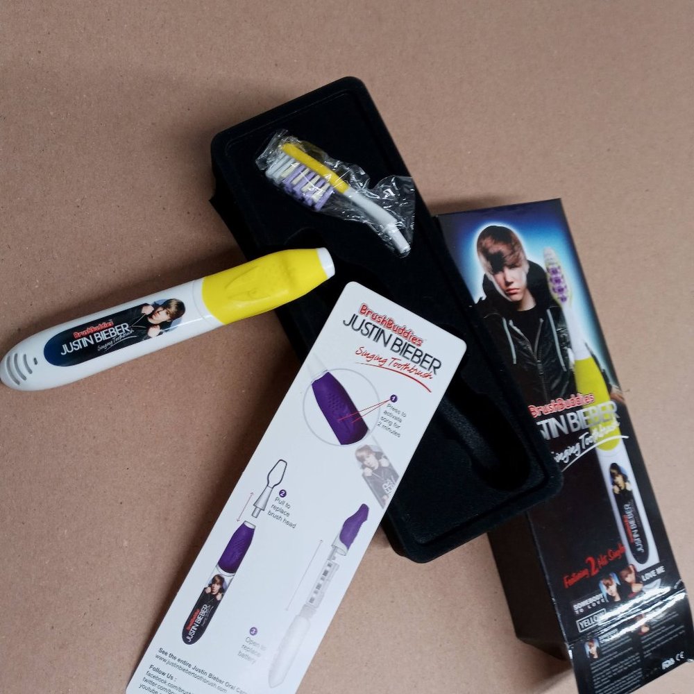 **Justin Bieber Singing Toothbrush Soft Bristle